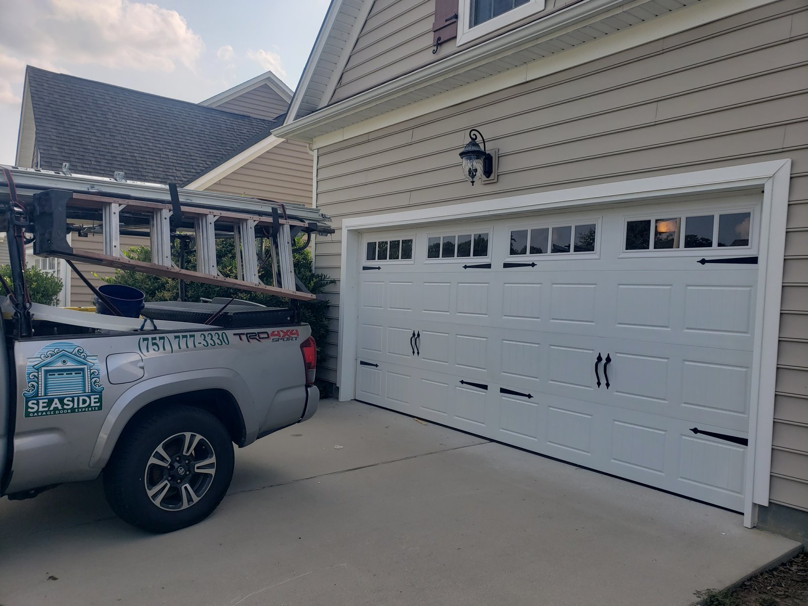 New Garage Door Installation in Virginia Beach, VA - real local job photo